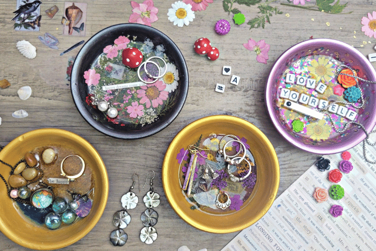 GALentines Resin Dish Decorating