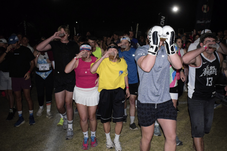 The Beer Mile